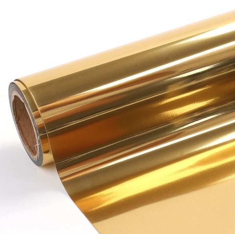 Пленка для ДТФ печати Hazak рулонная,золотая,холодного отрыва,0,6 м x 25 м