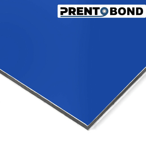 Алюминиевая композитная панель Prento серия Бонд синяя 5005 стенка 0,3мм, 3x1500x4000мм