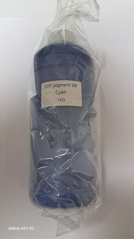 Чернила для ДТФ печати Hazak Циан (циан), 1 л